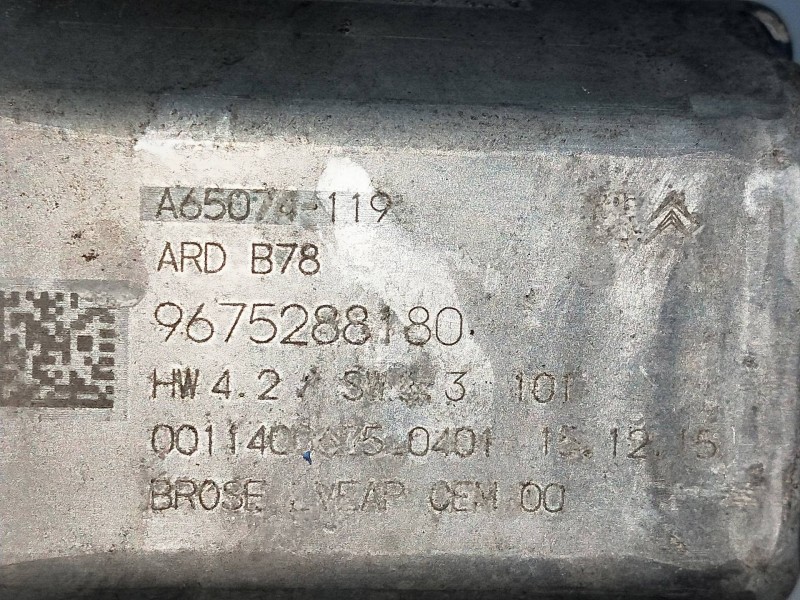 Recambio de elevalunas trasero derecho para citroen c4 picasso referencia OEM IAM 9675288180 A65074119 5P
