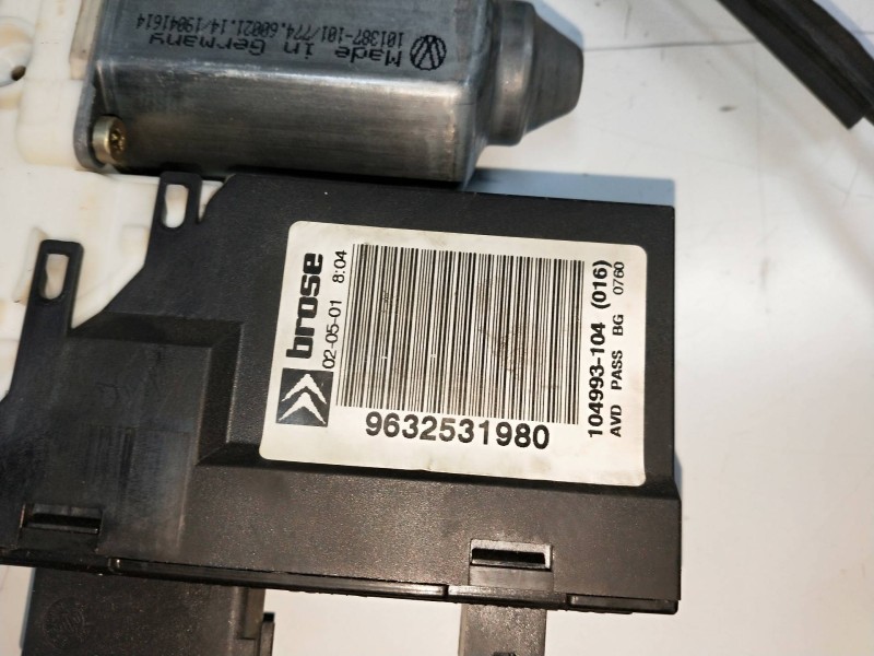 Recambio de elevalunas delantero derecho para citroen c5 berlina 2.2 hdi fap cat (4hx / dw12ed4) referencia OEM IAM 9632531980 7