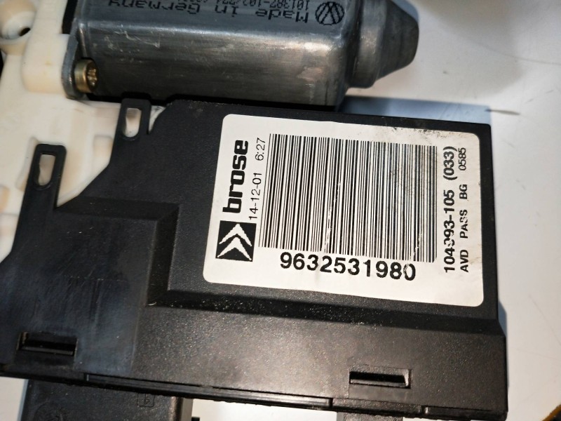Recambio de elevalunas delantero derecho para citroen c5 berlina 2.0 hdi 90 x referencia OEM IAM 9632531980 77460021 5P