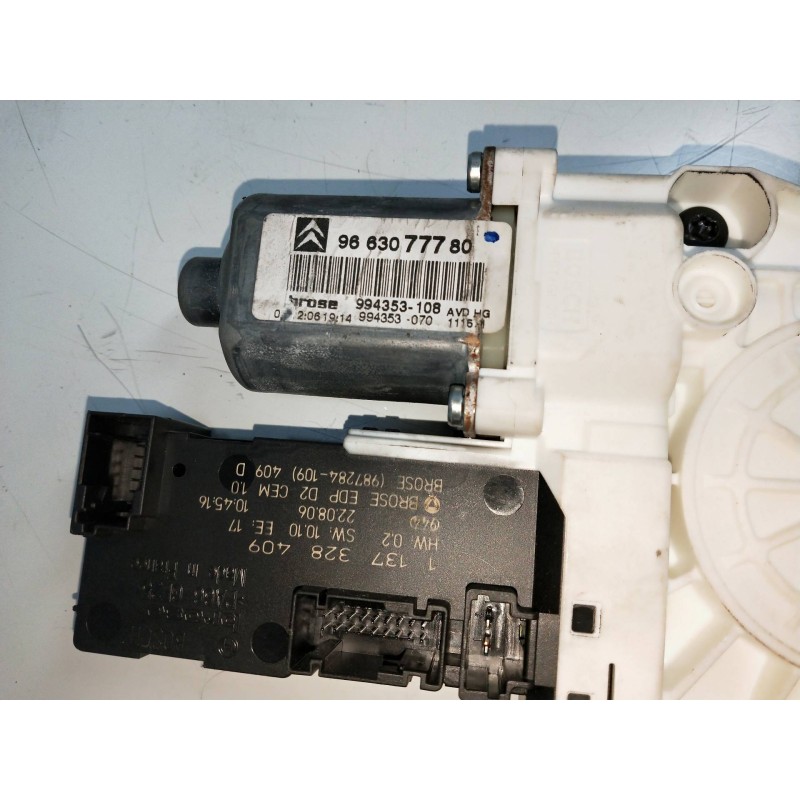 Recambio de elevalunas delantero derecho para citroen c6 2.7 v6 hdi fap cat (uhz / dt17ted4) referencia OEM IAM 9663077780 99435