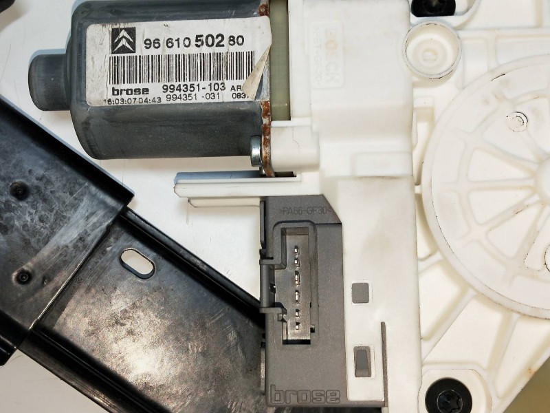 Recambio de elevalunas trasero izquierdo para citroen c6 2.7 v6 hdi fap cat (uhz / dt17ted4) referencia OEM IAM 9661050280 99435