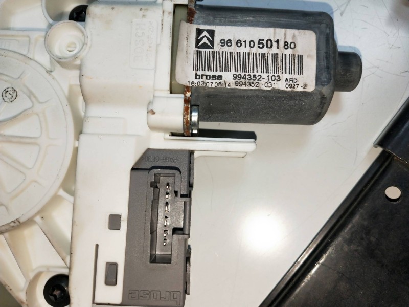 Recambio de elevalunas trasero derecho para citroen c6 2.7 v6 hdi fap cat (uhz / dt17ted4) referencia OEM IAM 9661050180 9943521