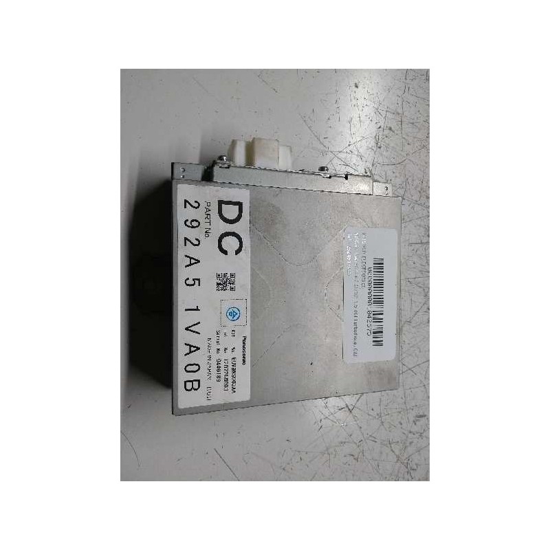 Recambio de modulo electronico para nissan qashqai+2 (jj10) 1.5 dci turbodiesel cat referencia OEM IAM 292A51VA0B EUV9NS003AA DC