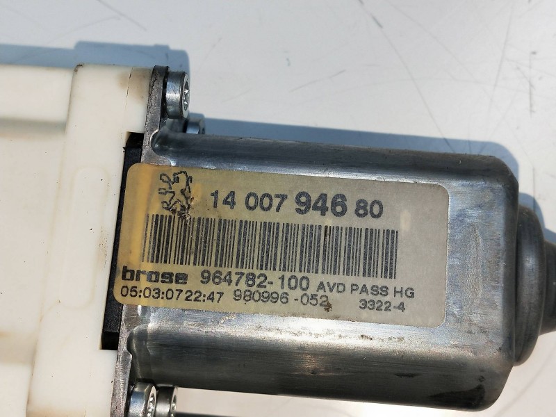 Recambio de elevalunas delantero derecho para citroen c8 2.0 hdi fap cat (rhr / dw10bted4) referencia OEM IAM 1400794680 9647821