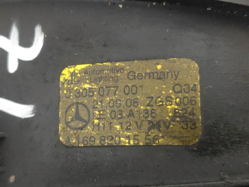 Recambio de faro antiniebla izquierdo para mercedes clase r (w251) 320 cdi (251.022) referencia OEM IAM 0305077001 A1698201556 