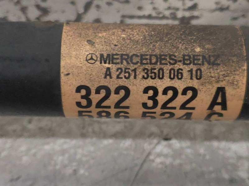 Recambio de transmision trasera izquierda para mercedes clase r (w251) 320 cdi (251.022) referencia OEM IAM A2513500610  