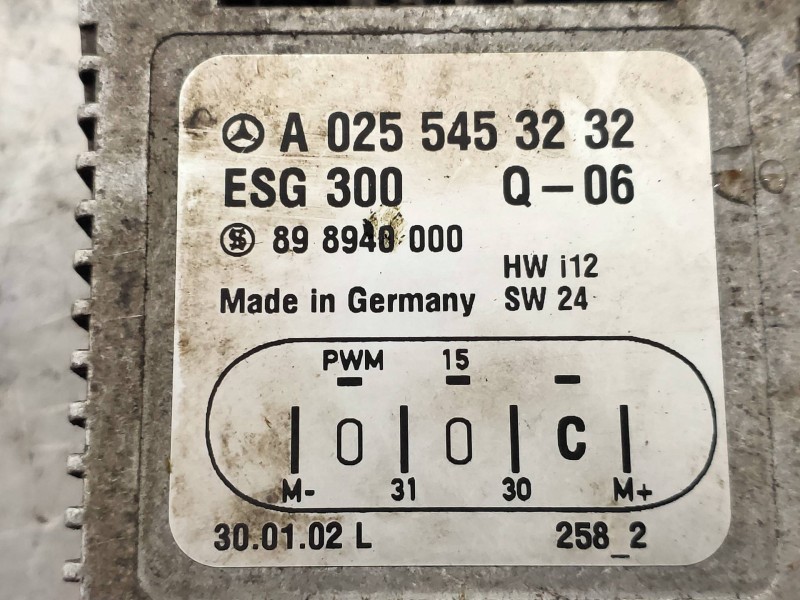Recambio de centralita calefaccion para mercedes clase e (w210) berlina 200 (210.035) referencia OEM IAM 0255453232   Recambio de centralita calefaccion para mercedes clase e (w210) berlina 200 (210.035) referencia OEM IAM 0255453232