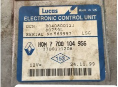 Recambio de centralita motor uce para renault kangoo (f/kc0) alize referencia OEM IAM R04080012J HOM7700104956 7700111206 80759L 2