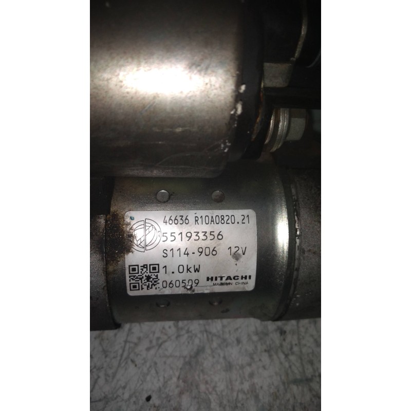 Recambio de motor arranque para fiat grande punto (199) 1.2 8v active referencia OEM IAM 46636 55193356 