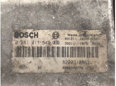 Recambio de centralita motor uce para renault megane ii berlina 5p dynamique referencia OEM IAM 0281011549 8200310863 8200370779 2