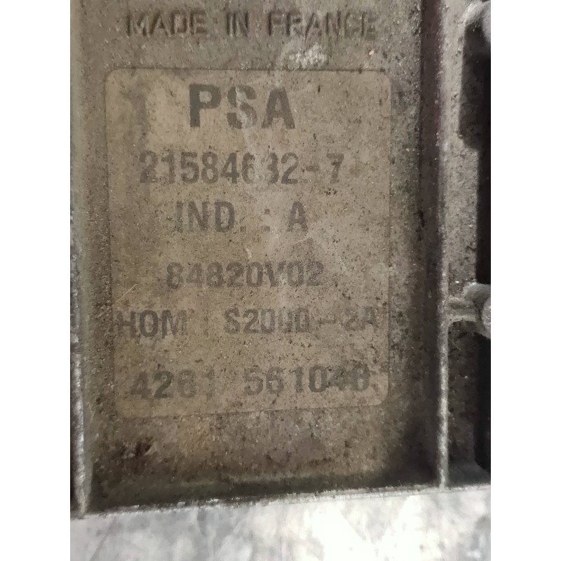 Recambio de centralita motor uce para peugeot 206 berlina look referencia OEM IAM 9652202780 9644625680 215846327 S20002A SAGEM