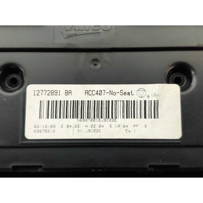 Recambio de mando calefaccion / aire acondicionado para saab 9-3 sport sedán vector referencia OEM IAM 12772891  