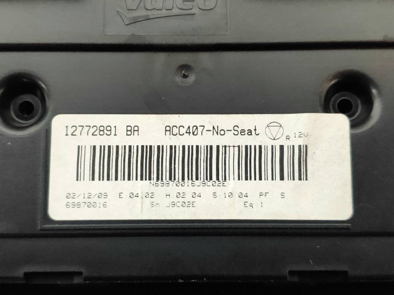Recambio de mando calefaccion / aire acondicionado para saab 9-3 sport sedán vector referencia OEM IAM 12772891  