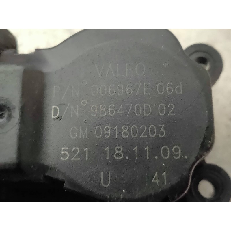 Recambio de motor apertura trampillas climatizador para saab 9-3 sport sedán vector referencia OEM IAM 521181109 09180203 VALEO