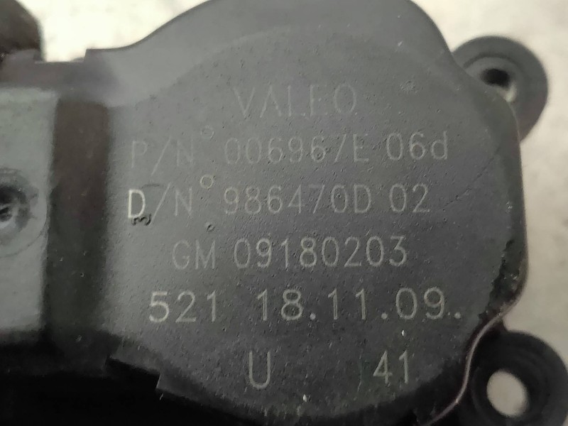 Recambio de motor apertura trampillas climatizador para saab 9-3 sport sedán vector referencia OEM IAM 521181109 09180203 VALEO