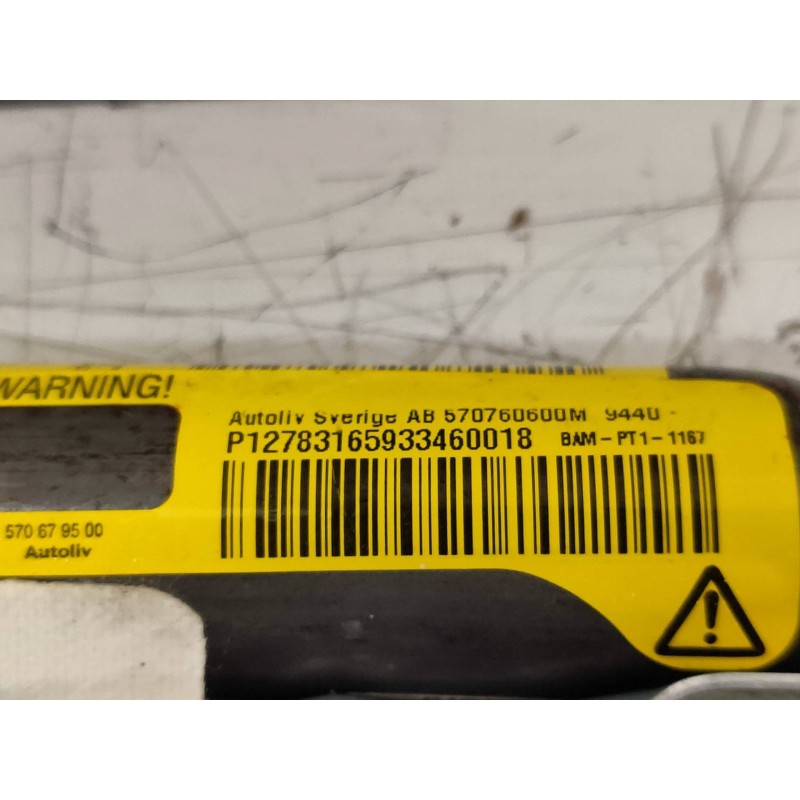 Recambio de airbag cortina delantero derecho para saab 9-3 sport sedán vector referencia OEM IAM 570760600 570760600M 