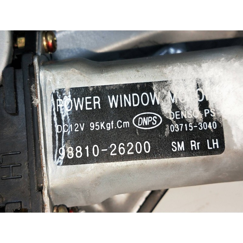 Recambio de elevalunas trasero izquierdo para hyundai santa fe (sm) 2.0 gls crdi edition-plus 4x4 referencia OEM IAM 9881026200 