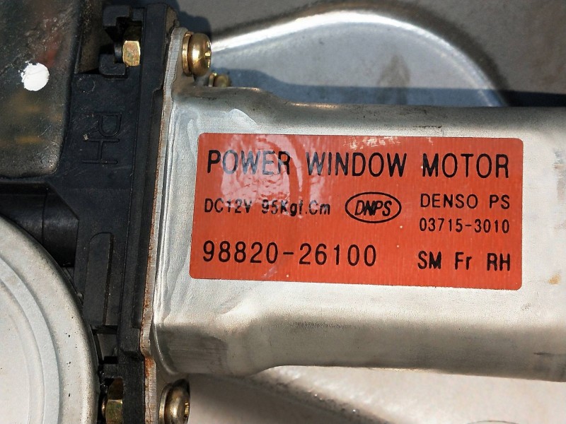 Recambio de elevalunas delantero derecho para hyundai santa fe (sm) 2.0 crdi cat referencia OEM IAM 9882026100  5P