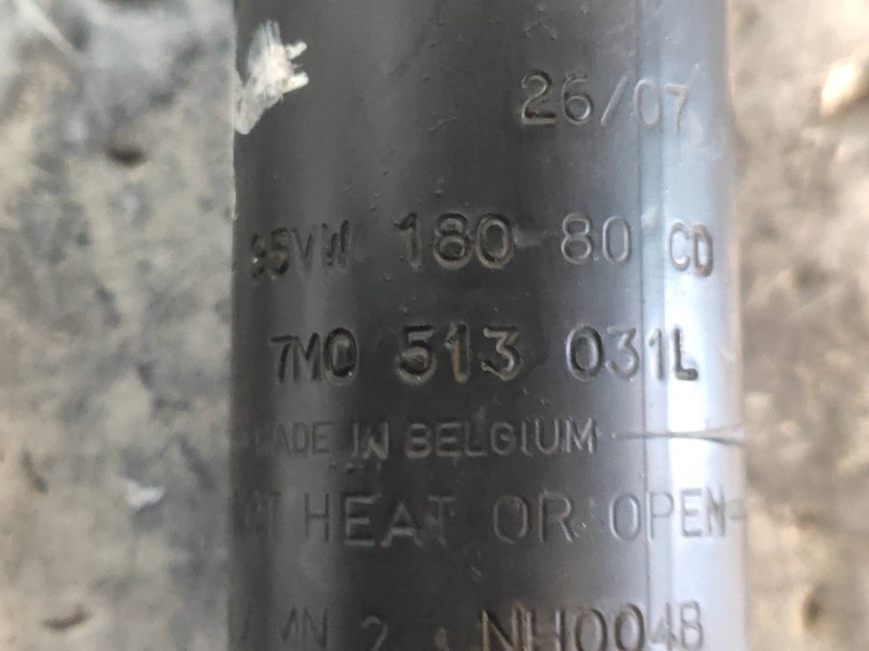 Recambio de amortiguador trasero izquierdo para seat alhambra (7v9) reference referencia OEM IAM 7M0513031L  