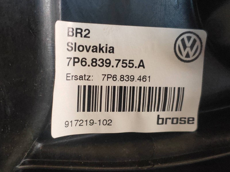 Recambio de elevalunas trasero izquierdo para volkswagen touareg (7p5) v6 tdi bluemotion referencia OEM IAM 7P6839755A 7P6839461