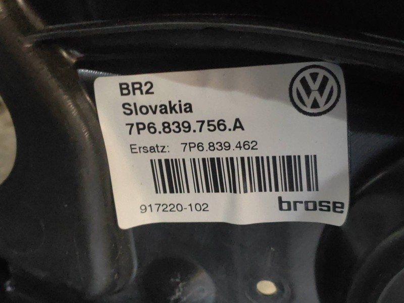 Recambio de elevalunas trasero derecho para volkswagen touareg (7p5) v6 tdi bluemotion referencia OEM IAM 7P6839756A  