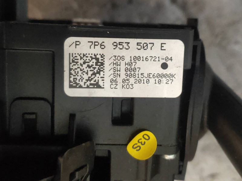 Recambio de mando luces para volkswagen touareg (7p5) v6 tdi bluemotion referencia OEM IAM 7P6953507E 7P6953502B 