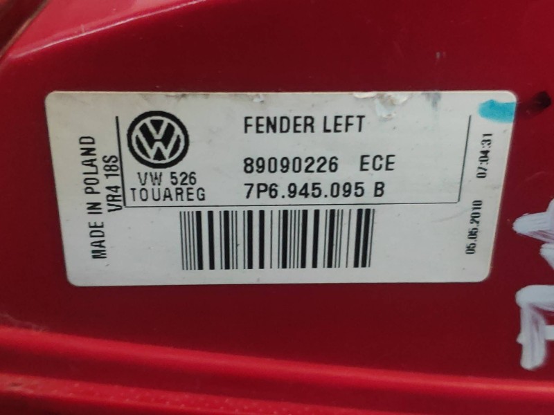 Recambio de piloto trasero izquierdo para volkswagen touareg (7p5) v6 tdi bluemotion referencia OEM IAM 7P6945095B 89090226 