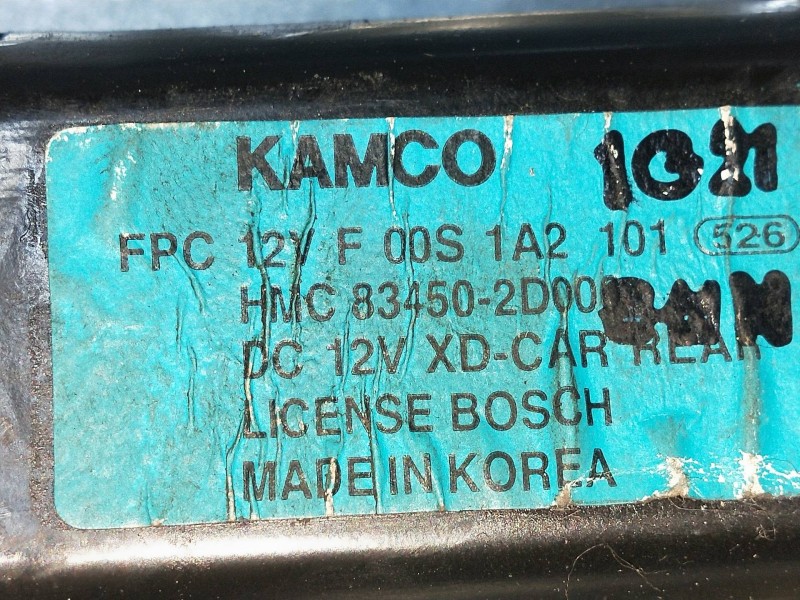 Recambio de elevalunas trasero izquierdo para hyundai elantra referencia OEM IAM 834502D000  4P