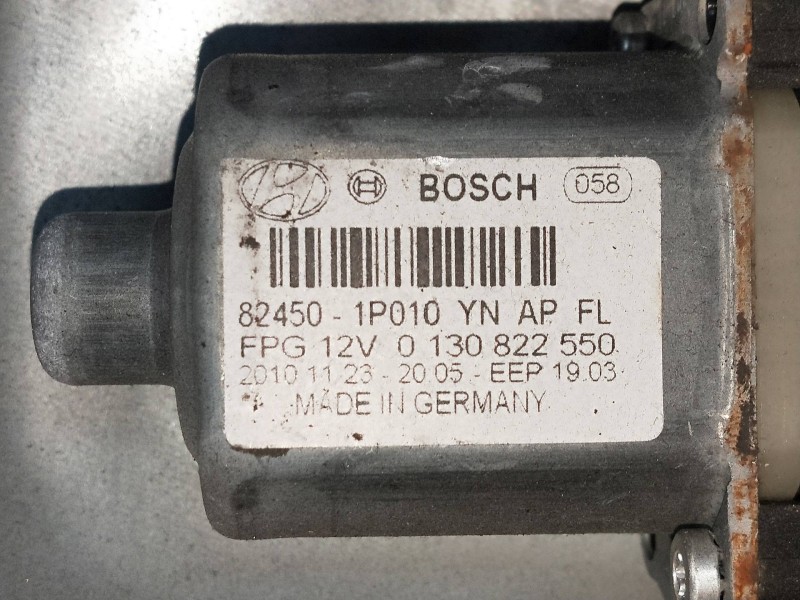 Recambio de elevalunas delantero izquierdo para hyundai ix20 1.4 cat referencia OEM IAM 824501P010  5P