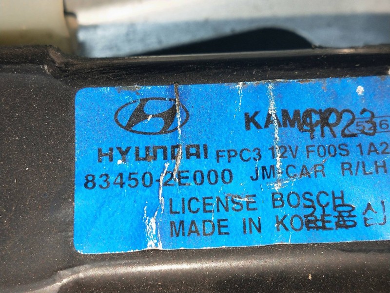 Recambio de elevalunas trasero izquierdo para hyundai tucson (jm) 2.0 crdi cat referencia OEM IAM 834502E000  5P