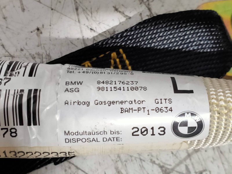 Recambio de airbag cortina delantero izquierdo para bmw serie 5 berlina (e39) 528i referencia OEM IAM 8482176237  