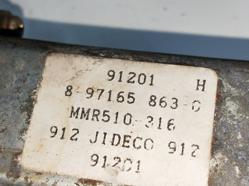 Recambio de elevalunas delantero derecho para isuzu trooper 3.0 dti cat referencia OEM IAM 8971658630  4P