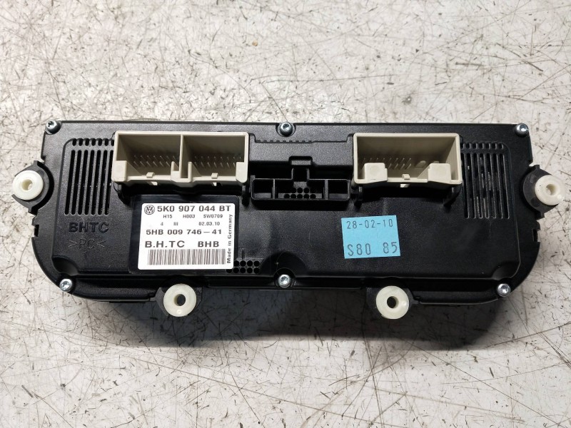 Recambio de mando calefaccion / aire acondicionado para volkswagen golf vi (5k1) gti referencia OEM IAM 5K0907044BT 5HB00974641 