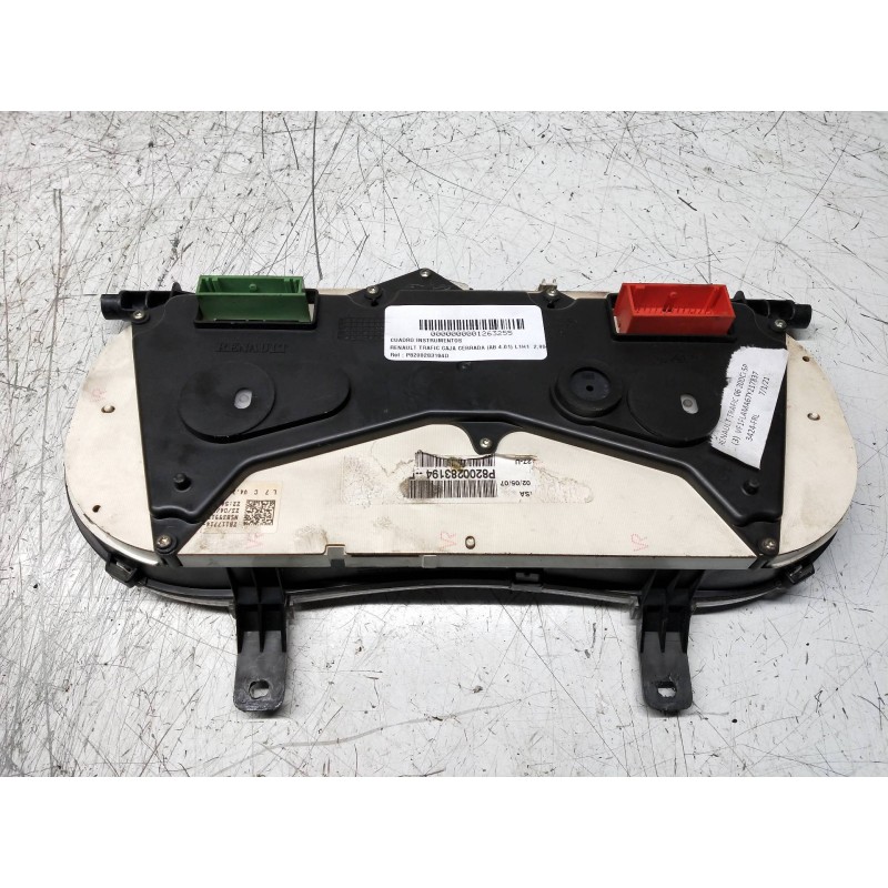 Recambio de cuadro instrumentos para renault trafic caja cerrada (ab 4.01) l1h1 2,90t caja cerrada, corto referencia OEM IAM P82