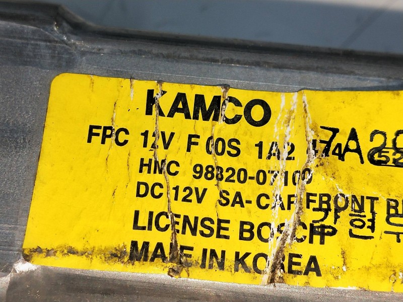 Recambio de elevalunas delantero derecho para kia picanto 1.1 cat referencia OEM IAM   5P