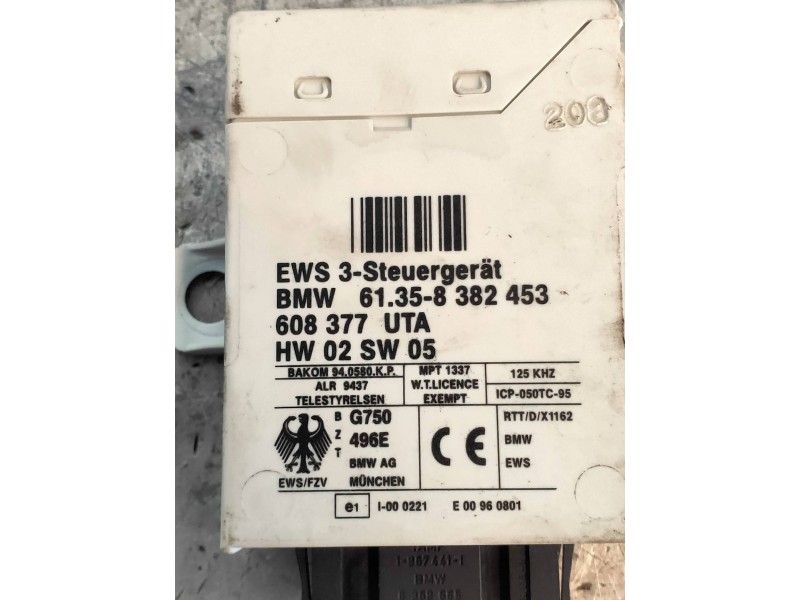 Recambio de modulo electronico para bmw serie 5 berlina (e39) 528i referencia OEM IAM 61358382453 608377 