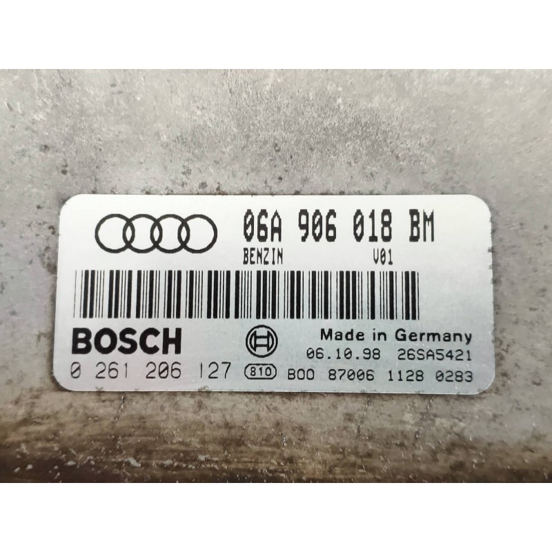 Recambio de centralita motor uce para audi a3 (8l) 1.8 ambition referencia OEM IAM 0261206127 06A906018BM BOSCH