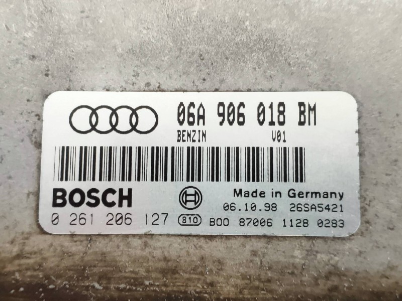 Recambio de centralita motor uce para audi a3 (8l) 1.8 ambition referencia OEM IAM 0261206127 06A906018BM BOSCH