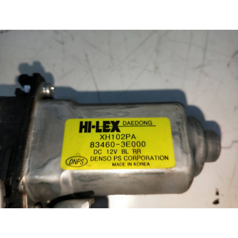 Recambio de elevalunas trasero derecho para kia sorento 2.5 crdi cat referencia OEM IAM 834603E000  5P