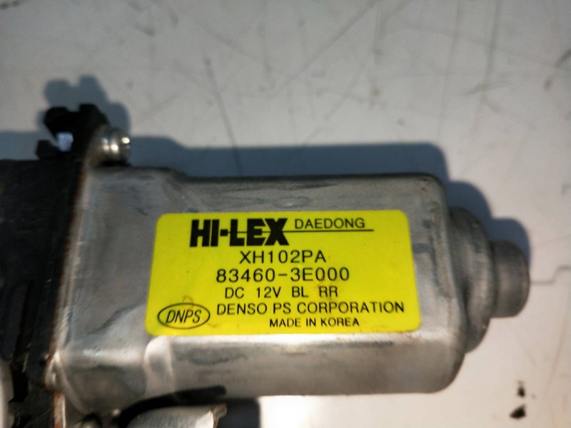 Recambio de elevalunas trasero derecho para kia sorento 2.5 crdi cat referencia OEM IAM 834603E000  5P