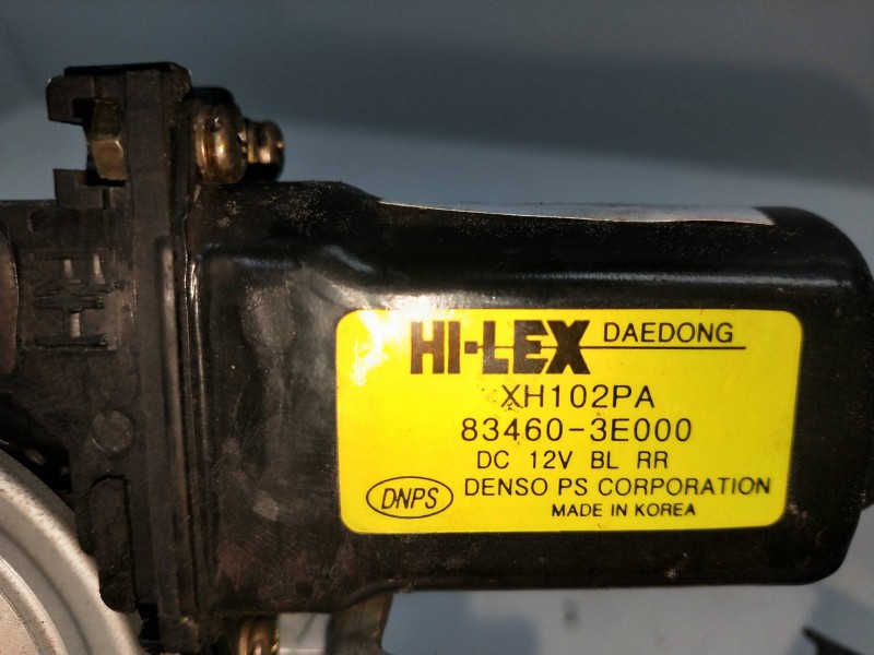 Recambio de elevalunas trasero derecho para kia sorento 2.5 crdi cat referencia OEM IAM 834603E000  5P