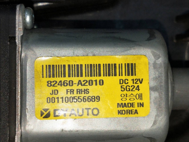 Recambio de elevalunas delantero derecho para kia cee´d drive referencia OEM IAM 82460A2010  5P