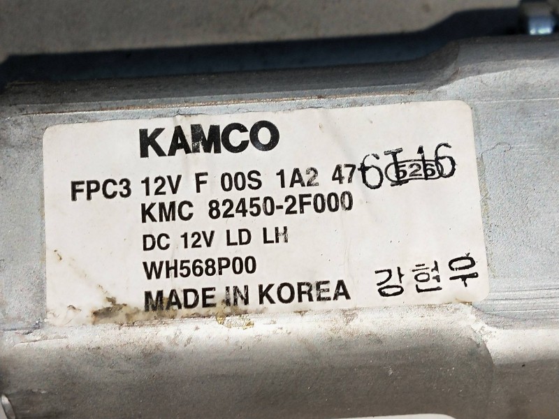 Recambio de elevalunas delantero izquierdo para kia cerato 1.6 crdi referencia OEM IAM 824502F000  4P Recambio de elevalunas delantero izquierdo para kia cerato 1.6 crdi referencia OEM IAM 824502F000  4P