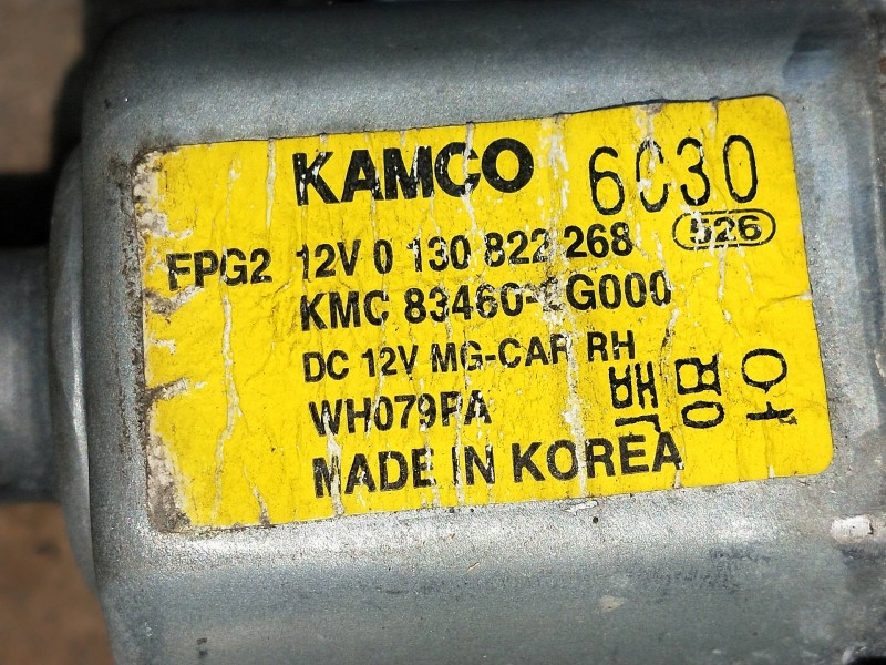 Recambio de elevalunas delantero derecho para kia magentis 2.0 cat referencia OEM IAM 834602G000  4P