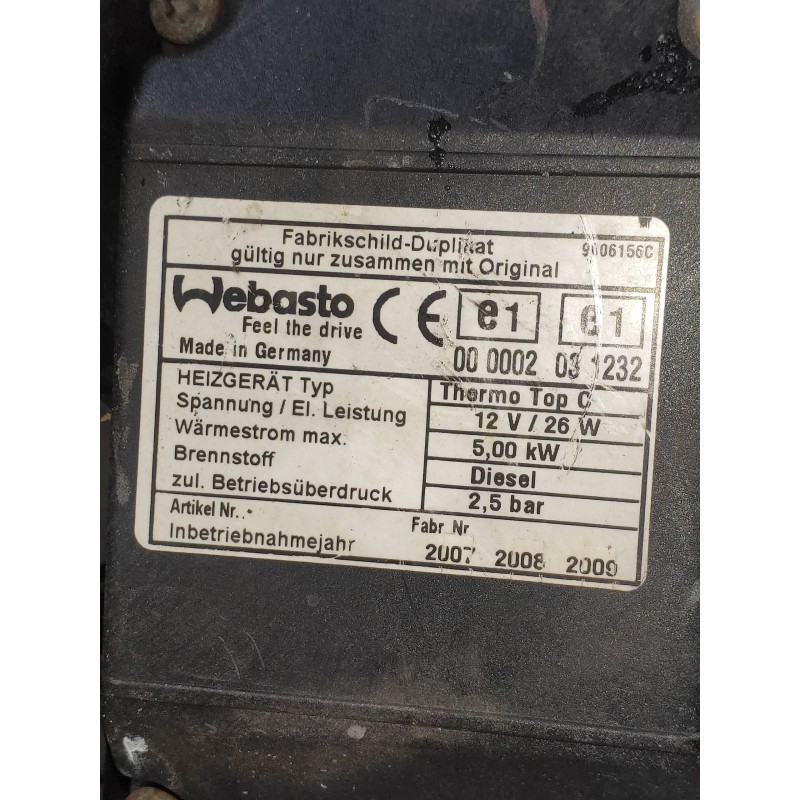 Recambio de calefaccion entera normal para mazda 6 kombi (gh) 2.0 crtd 140cv active sw referencia OEM IAM  AUTONOMA WEBASTO