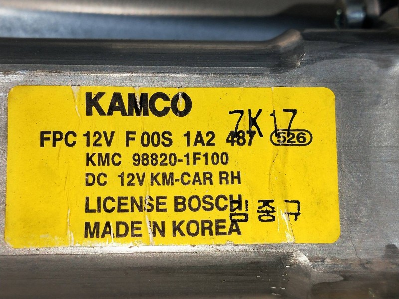 Recambio de elevalunas delantero derecho para kia sportage 2.0 cat referencia OEM IAM 988201F100  5P Recambio de elevalunas delantero derecho para kia sportage 2.0 cat referencia OEM IAM 988201F100  5P