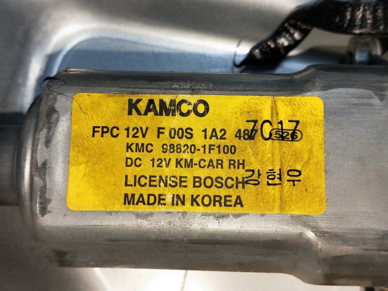 Recambio de elevalunas trasero derecho para kia sportage 2.0 turbodiesel cat referencia OEM IAM 988201F100  5P
