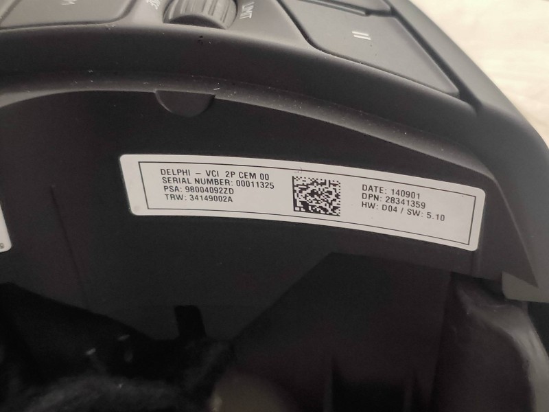 Recambio de volante para citroen c4 cactus 1.6 blue-hdi fap referencia OEM IAM 98004092ZD 34149002A 