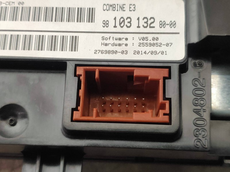 Recambio de cuadro instrumentos para citroen c4 cactus 1.6 blue-hdi fap referencia OEM IAM 981031328000 276989003 