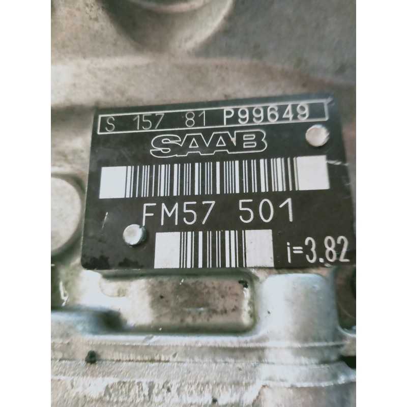 Recambio de caja cambios para saab 9-3 coupé 2.2 tid s referencia OEM IAM FM57501 S15781 P99649 